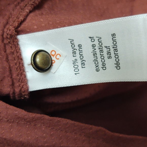 NWT Maurices Mauve Sleeveless Blouse Size L - Picture 6 of 8